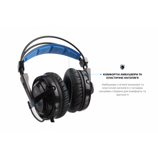 Навушники Sades SA-904 Locust Plus RGB 7.1 Virtual Surround Black (sa904bku)