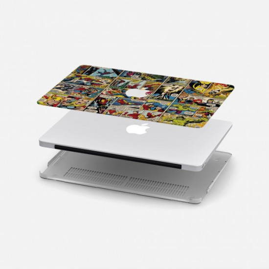  Чехол пластиковый для MacBook Pro 13 M1 A2338 Marvel Comics / Комикс Марвел